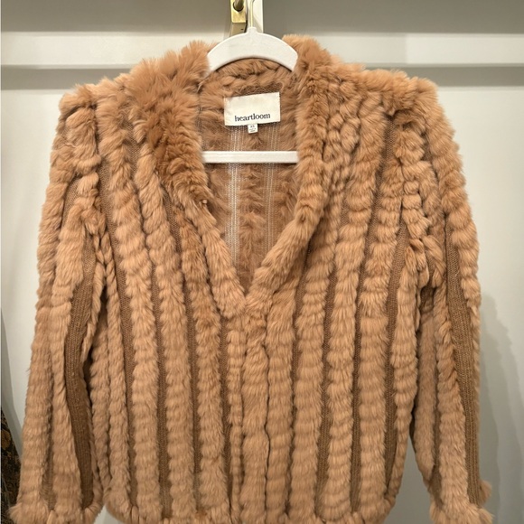 Heartloom Women's RABBIT FUR Jacket - Picture 2 of 8